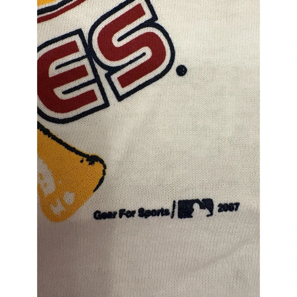 Vintage 2007 World Series Boston Red Sox vs Colorado Rockies T-Shirt‎ White NWT